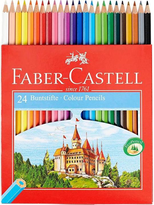 Faber-Castell Farbstifte Classic (Mehrfarbig, 24 x)