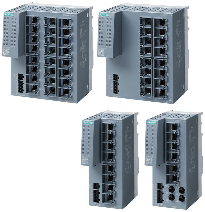 Produktbild Siemens SIEM 6GK5116-0BA00-2AC2 SCALANCE XC116, 16x 10/100MBit/s RJ45-Ports