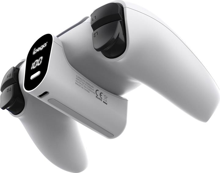 Produktbild iPega Sonstiges Computerzubehör iLike - P5042 Tragbarer wiederaufladbarer Akku für PS5 Controller Weiss (PS5)