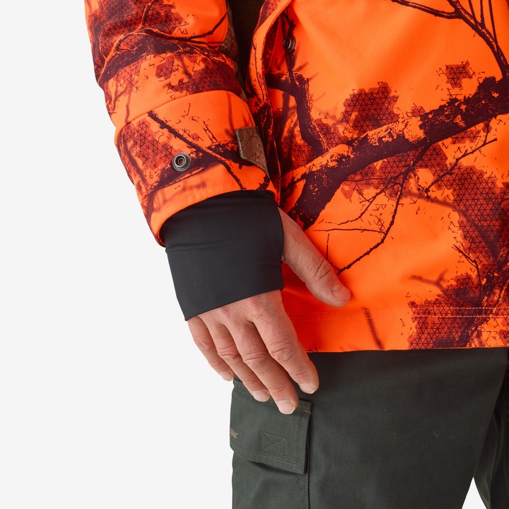 Immagine prodotto Solognac Giacca Impermeabile Silenziosa E Calda Da Caccia Neon Treemetic Hide 500
