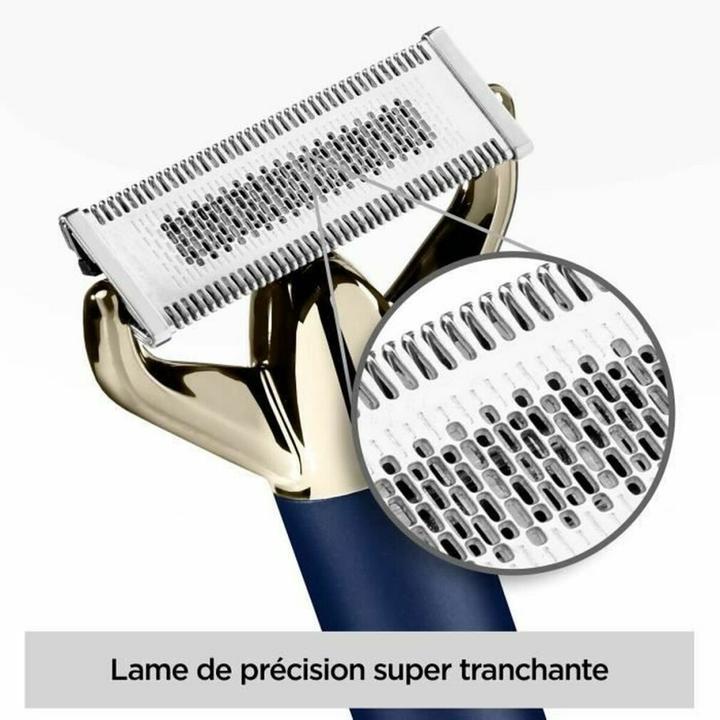 Immagine prodotto BaByliss Kompakter Doppelkinn-Rasierer, blau und gold