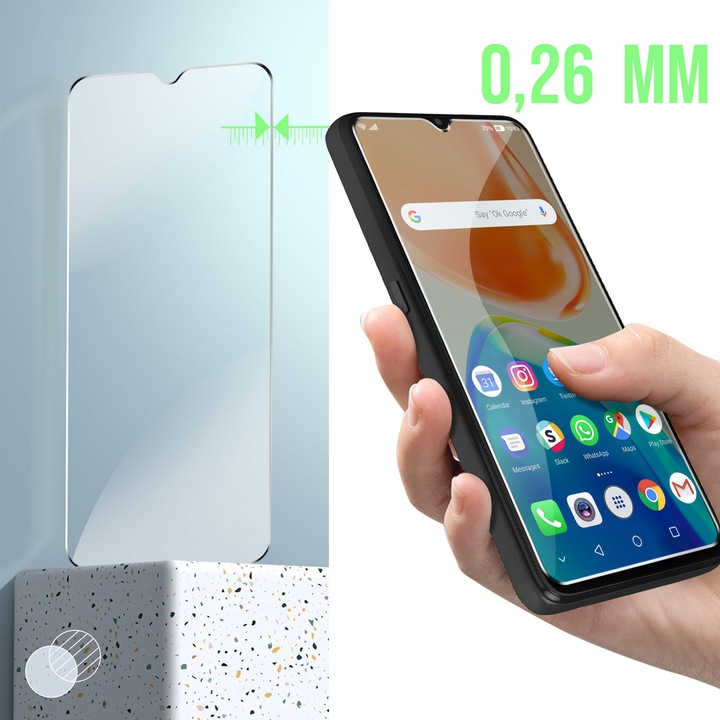 Produktbild Avizar 9H Härtegrad Glas-Displayschutzfolie (1 Stück, Vivo X80 Lite)