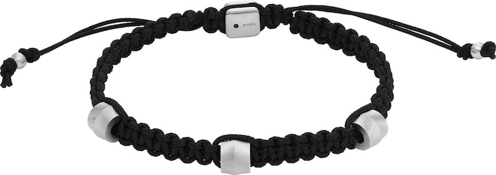 Fossil Harlow Armband (25 cm, Edelstahl, Nylon)