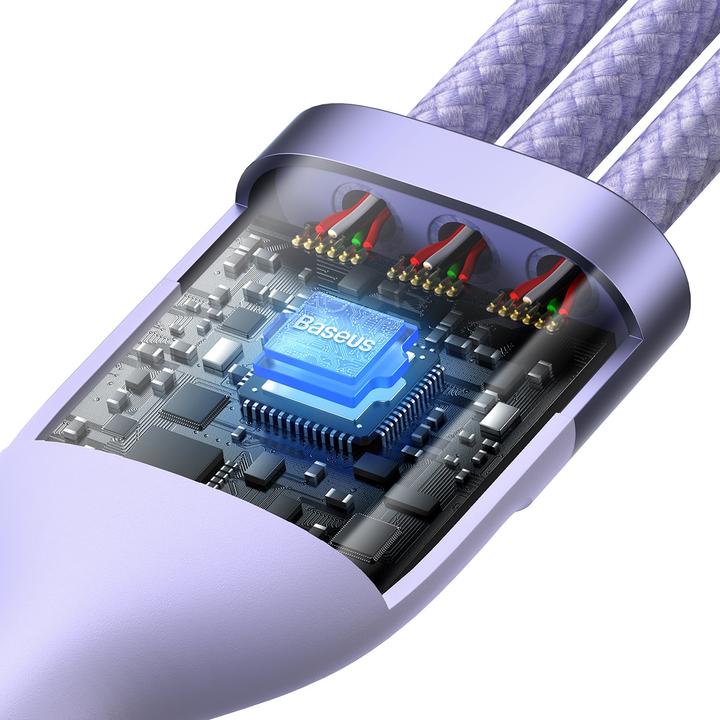 Produktbild Baseus USB C – USB C/Lightning/Micro USB (1.50 m, USB 3.2 Gen 1, 100 W)