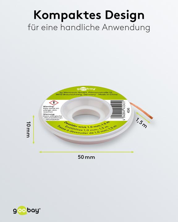 Image du produit Goobay Tresse à dessouder (tresses à dessouder)