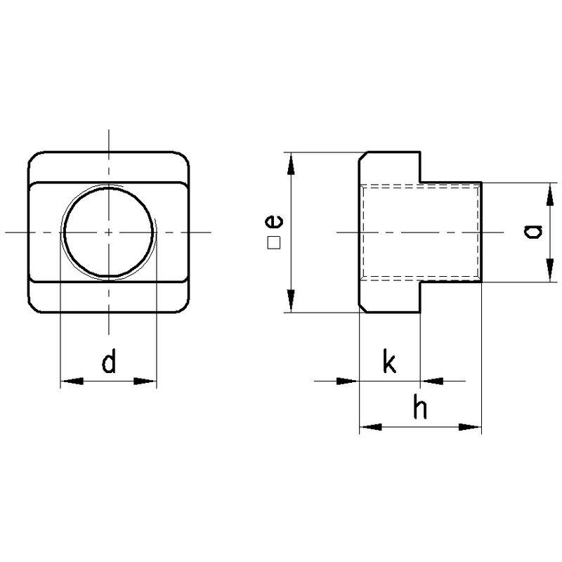 Thumbnail - Amf, Zubehör Befestigungstechnik, T-Nutenstein