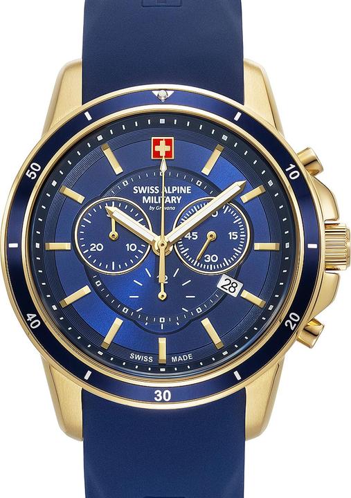 Image du produit Swiss Alpine Military 7089.9815 Chronographe Mens Watch 44mm 10ATM (Chronographe, 44 mm)