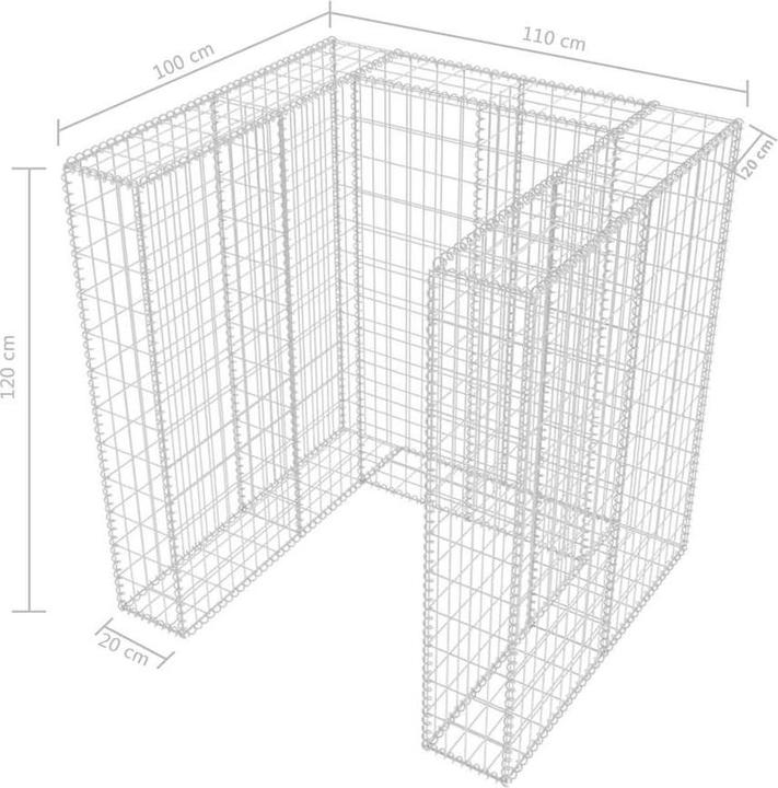 Produktbild vidaXL Gabione