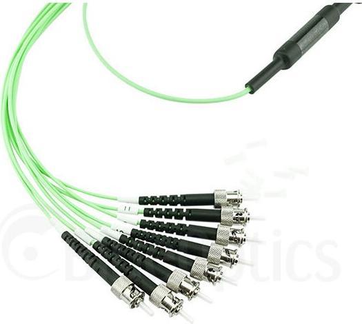 Actual product image BlueOptics Fibre optic MTP/4xST breakout cable OM5 1 metre (1 m)