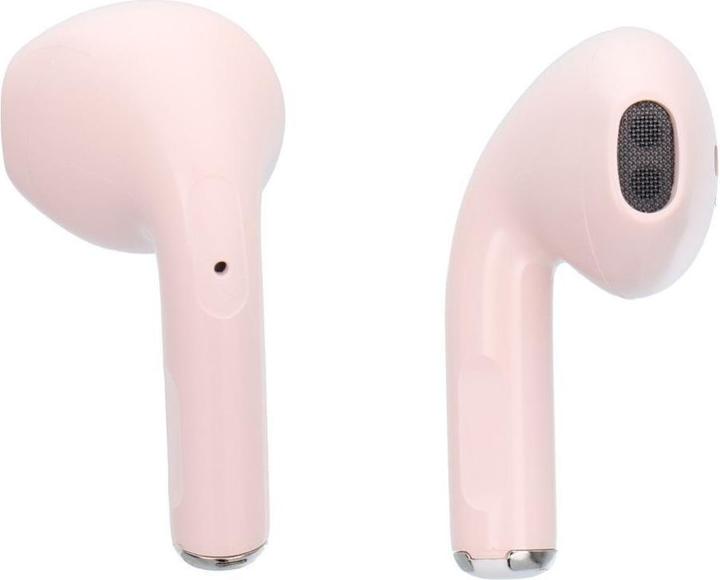 Produktbild BlueStar Wireless headphones Blue Star Wireless earphones bluetooth TWS F17 Powder Pink (5 h, Kabellos)