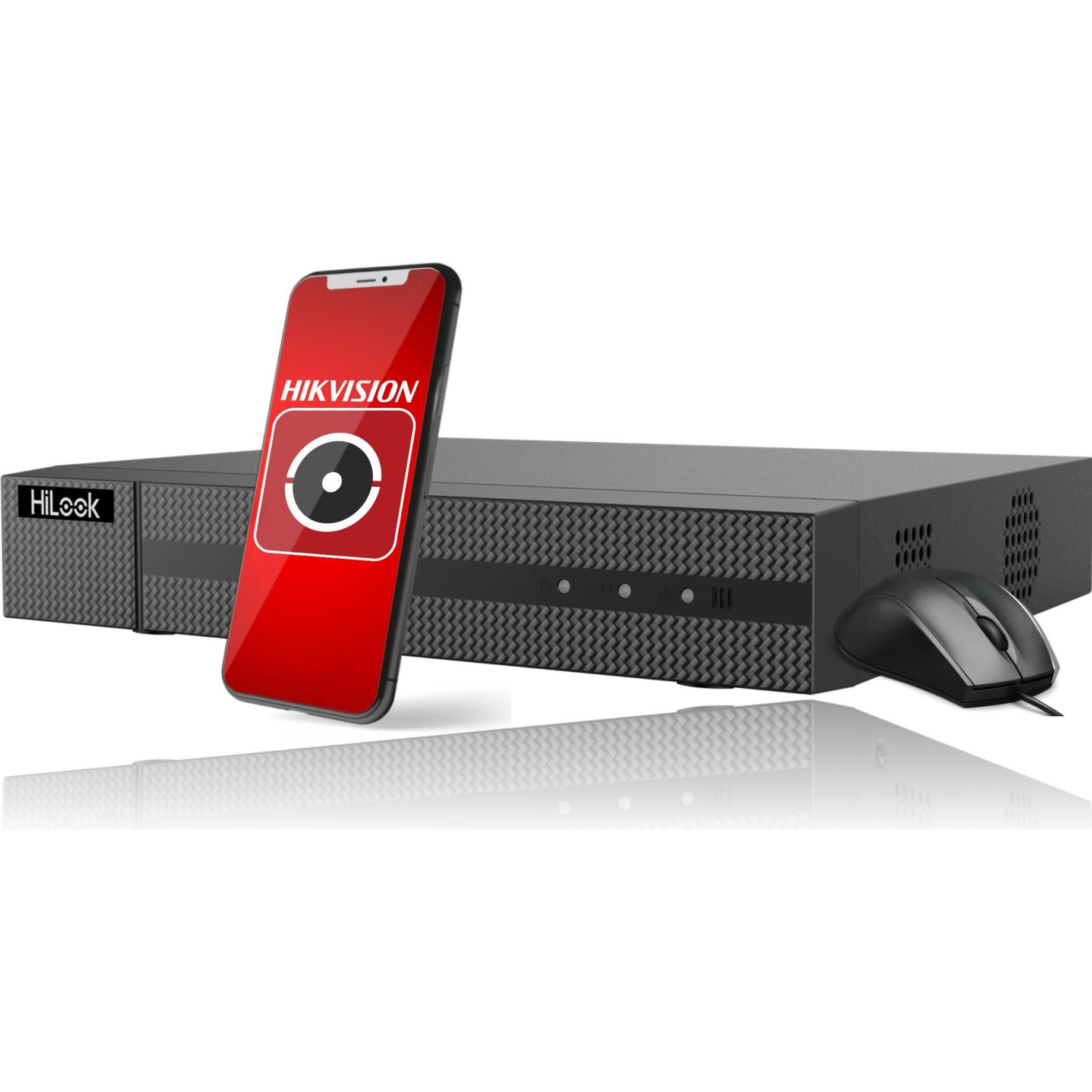HiLook 4-in-1 DVR von Hikvision 8 Kanal DVR-8CH-5MP, Videokamera