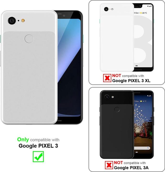 Actual product image Cadorabo Case for Google PIXEL 3 with belt clip (Google Pixel 3)