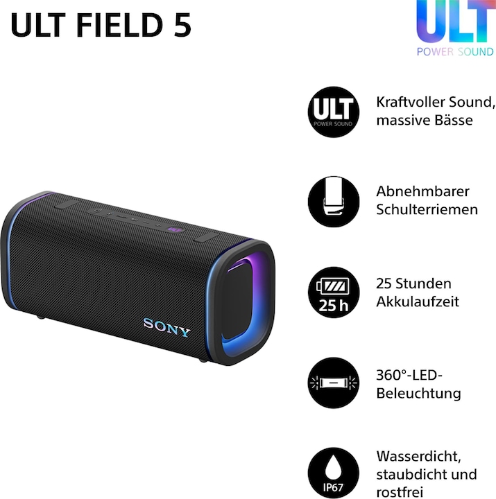 Produktbild Sony ULT Field 5 (25 h, Akkubetrieb)
