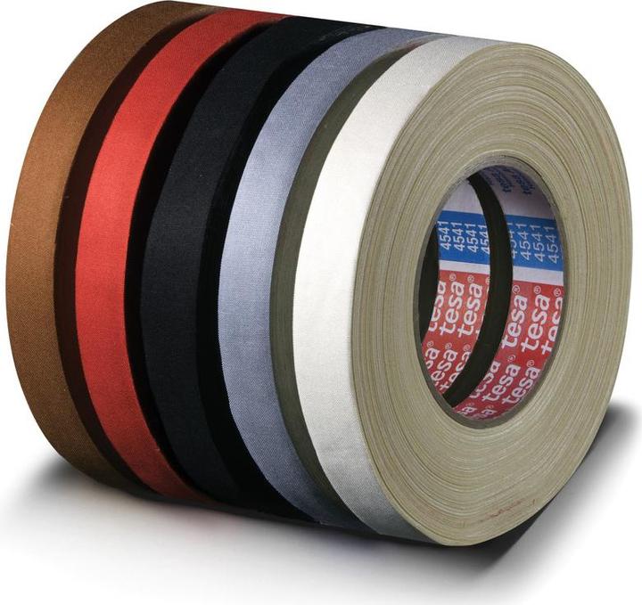 Actual product image tesa Fabric tape 4541, 15 mm x 50 m, raw white (15 mm)