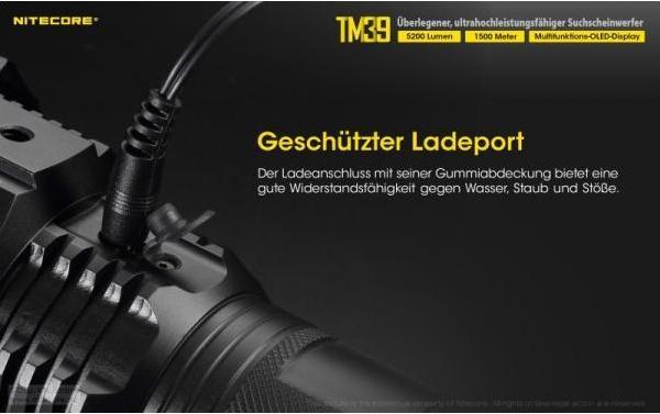 Actual product image Nitecore TM39 - 5200 lumen (30 cm, 5200 lm)