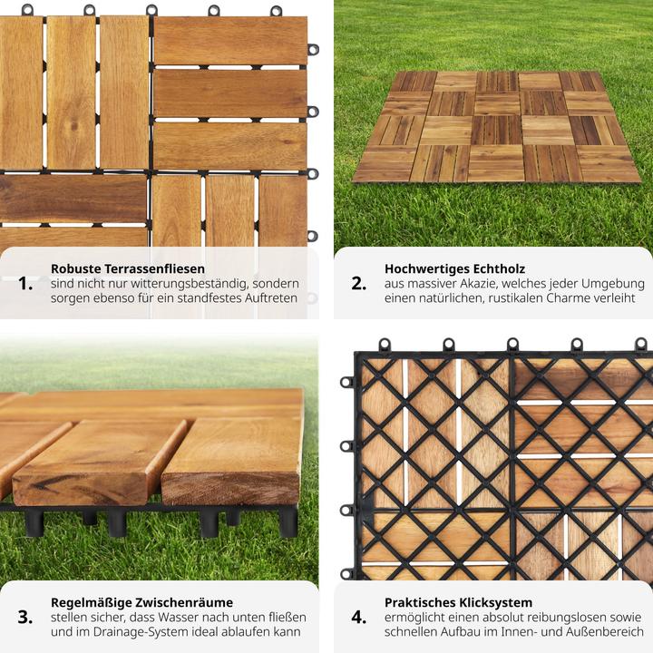 Actual product image tectake Tabula (20 x, 31 x 31 cm)