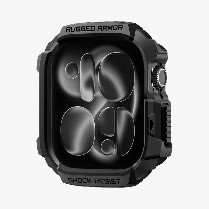 Actual product image Spigen Rugged Armor 2 Apple Watch 10/11 (46mm) Case Matte Black