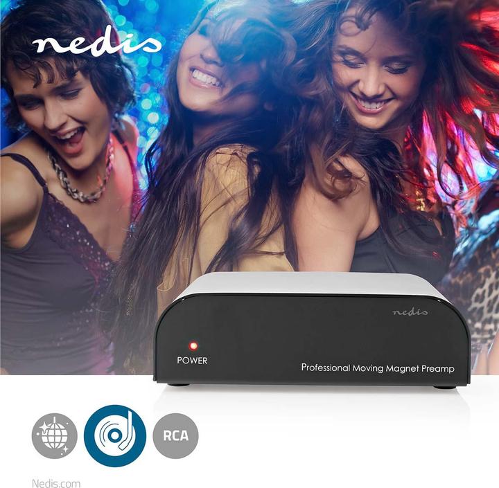 Produktbild Nedis Entzerrer Vorverstärker Anschlüsse - Eingang: 1x Cinch Anschlüsse - Ausgang: 1x Cinch 2 Kanäl