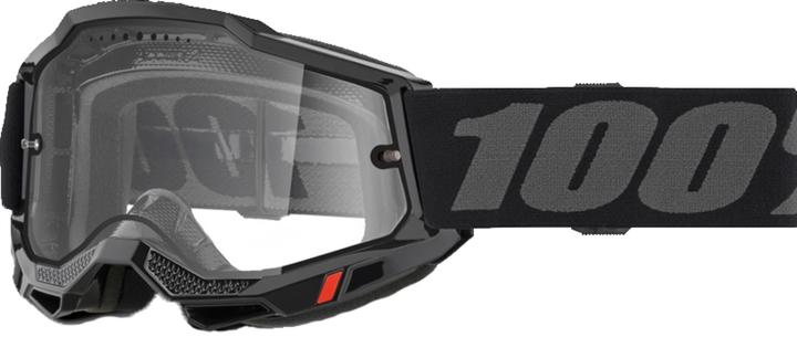 100% Accuri 2 Enduro MTB (Schwarz, Transparent)