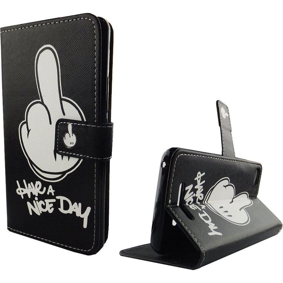 König Design Schutz Handy Hülle für Wiko Jerry Case Cover Tasche Wallet Etui Handyhülle Neu (Wiko Jerry), Smartphone Hül...