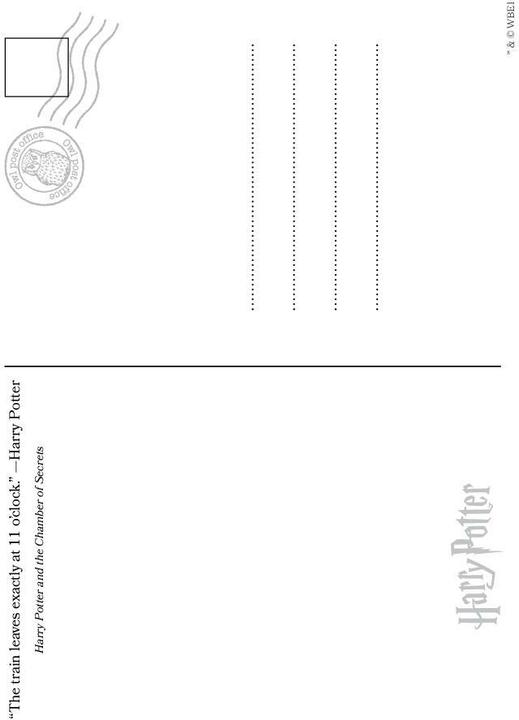 Produktbild Harry Potter 20 Ausmal-Postkarten: Greetings from Hogwarts, Hogsmeade, and beyond!