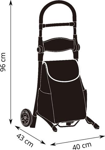 Produktbild Mobilex Einkaufstrolley Koala, blau