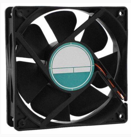 Produktbild RS PRO DC axial fan, 120x32mm 158.1cu.m/h 24V (120 mm)