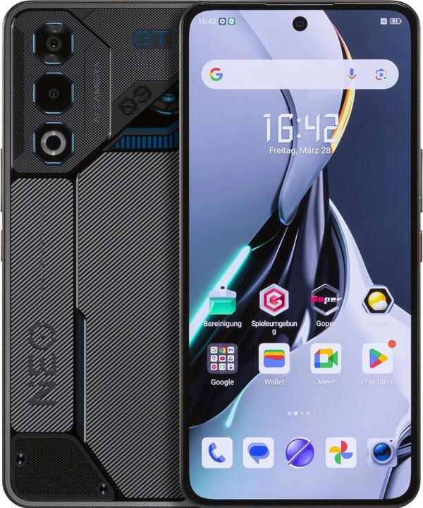 Nubia Neo 3 GT 8GB/256GB Schwarz (256 GB, Grigio interstellare, 6.80", Doppia SIM, 5G)