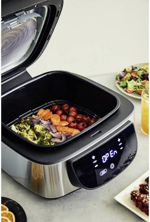 Actual product image MasterPRO Electric grill Non-stick coating, grill function, hot air function, with display Black