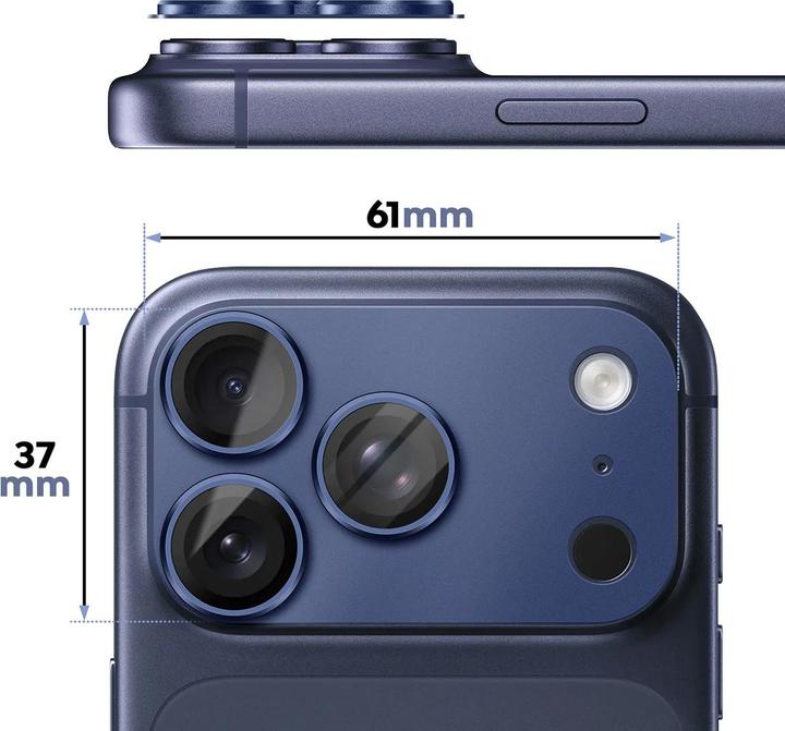 Produktbild PanzerGlass Fender Camera Protector (1 Stk., Apple iPhone 17 Pro Max)