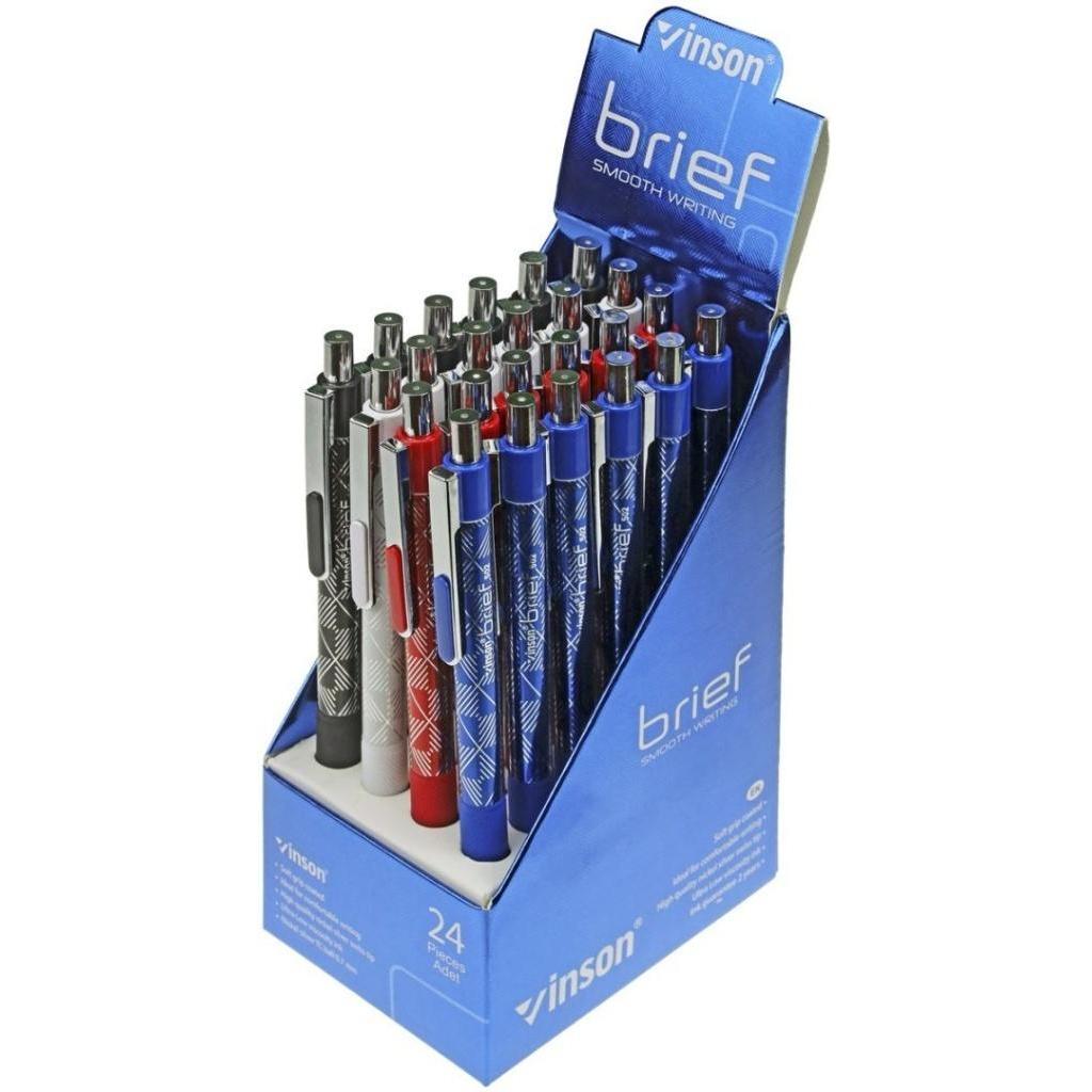 Easy, Penne, Automatischer Kugelschreiber. Slip 502 blau (24 Stück) (Blu, 24 x)