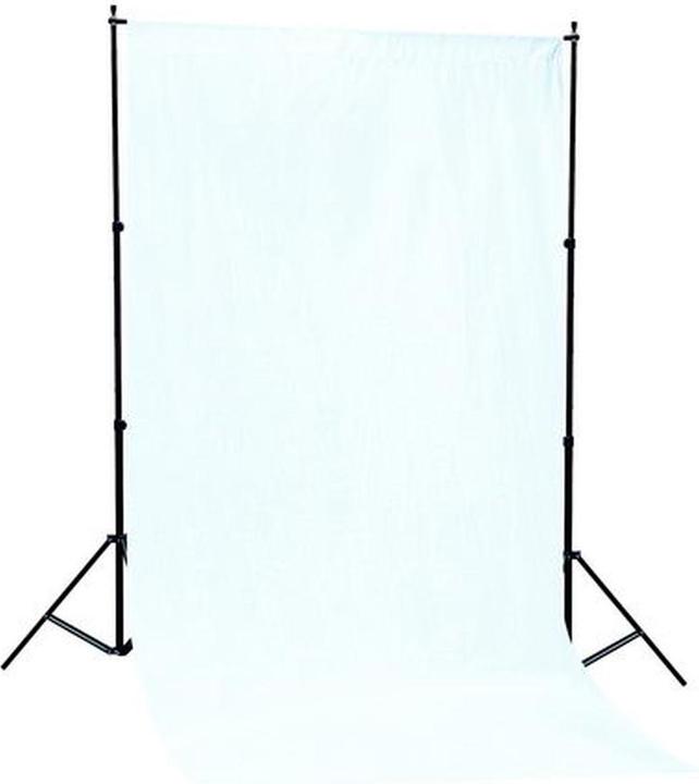 Actual product image Linkstar Background system BSK-2016W + White fabric (150 cm, 280 cm)