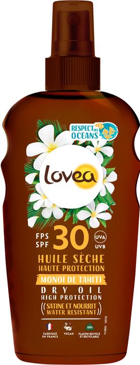 Produktbild Lovea Trockenöl SPF30 Monoï de Tahiti Öl (Sonnenöl, SPF 30, 150 ml, 170 g)