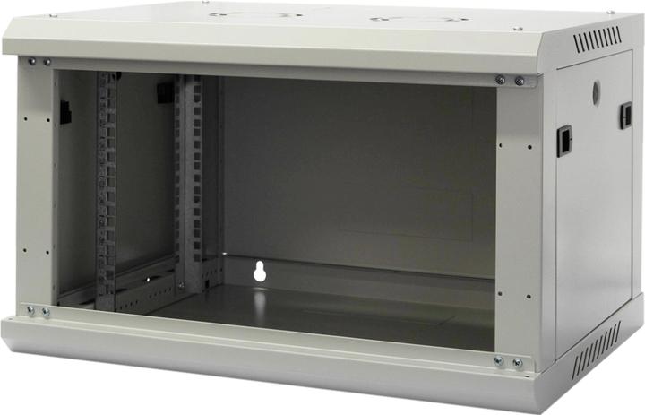 Wirewin 19/ Wandschrank, einteilig, Pro 3nd Generation, Flat-Pack, 600x450mm, hellgrau (6 HE, Rack 19 pouces)