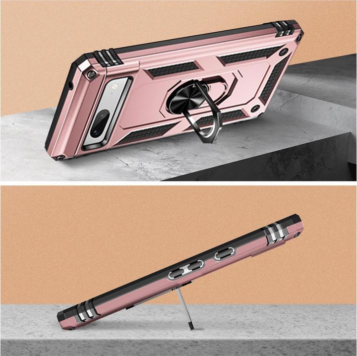 Produktbild Avizar Stossfeste Handyhülle mit Ring Series (Google Pixel 7a)