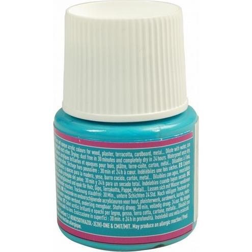 Thumbnail - Pebeo, Künstlerfarbe + Bastelfarbe, Deco Glänzende Acrylfarben (Türkis, 45 ml)