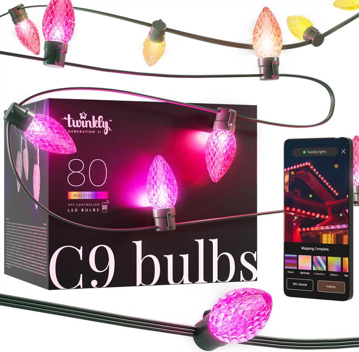 Twinkly Chain of lights C9 (24 m)