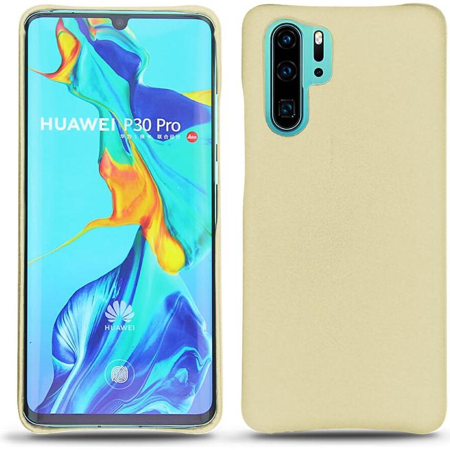 Thumbnail - Noreve Lederschutzhülle (Huawei P30 Pro), Smartphone Hülle, Beige