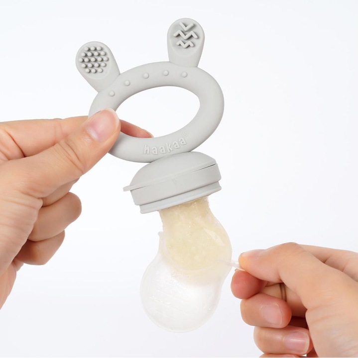 Actual product image Haakaa Fresh Food Feeder & Cover Set