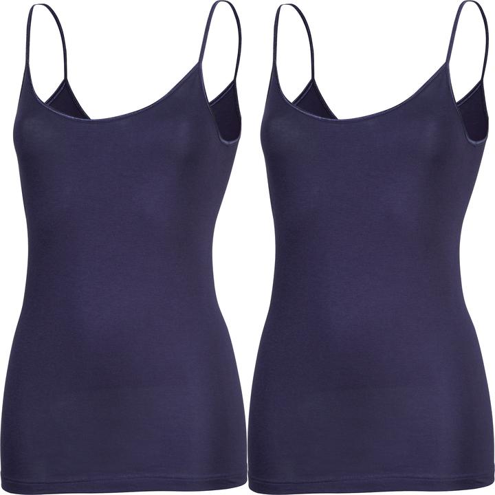 Image du produit Erwin Müller Maillot de corps pour femmes avec bretelles spaghetti (lot de 2) (42, 44)