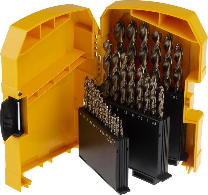 Actual product image Heller HSS metal twist drill bit set 25 (1.0-13mm)