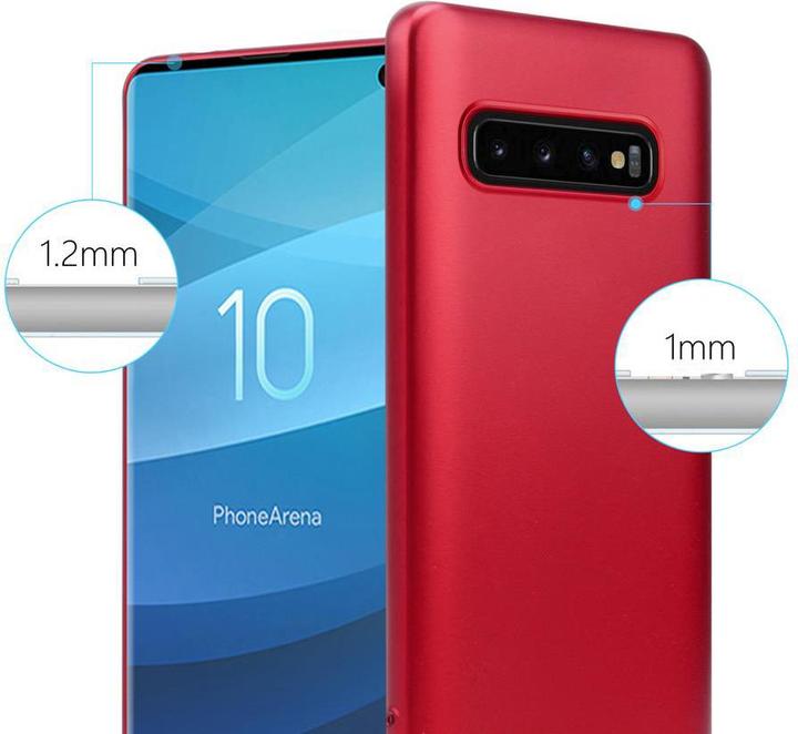 Image du produit Cadorabo Coque TPU Matt Metallic (Samsung Galaxy S10)
