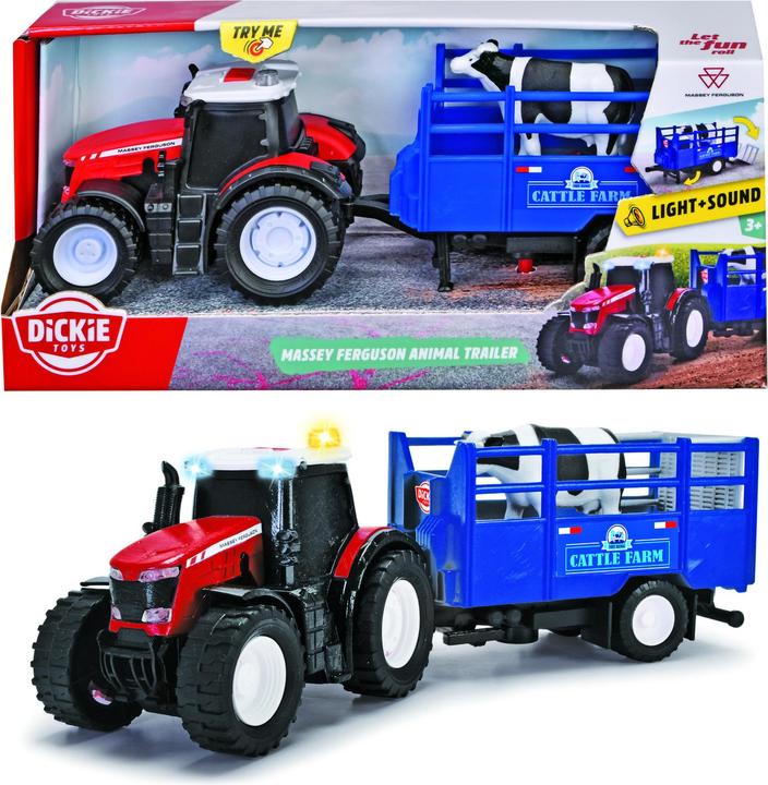 Actual product image Dickie Massey Ferguson Animal Trailer