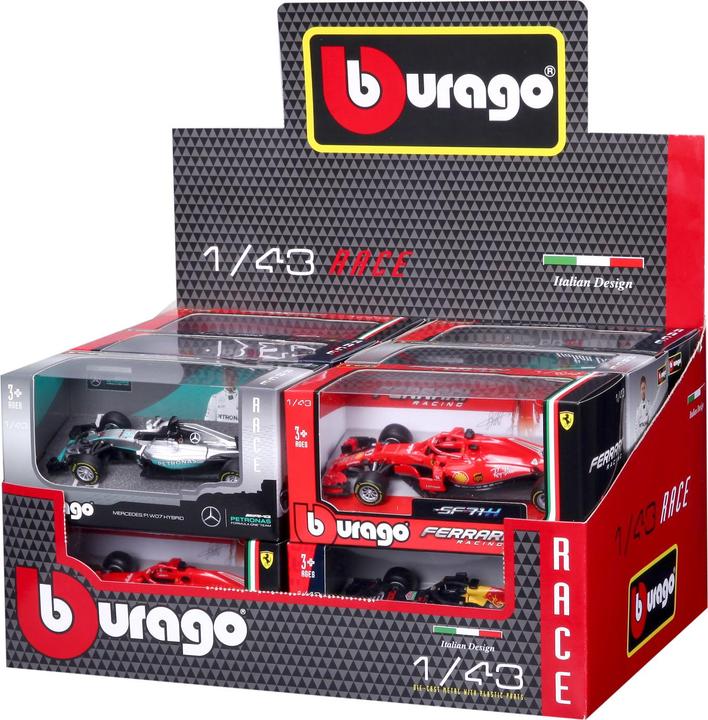 Actual product image Burago VEH F1 1/43EME ASS5