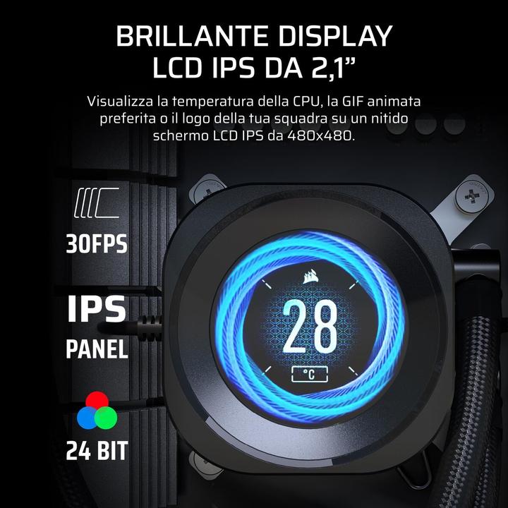Actual product image Corsair Nautilus 360 RS LCD