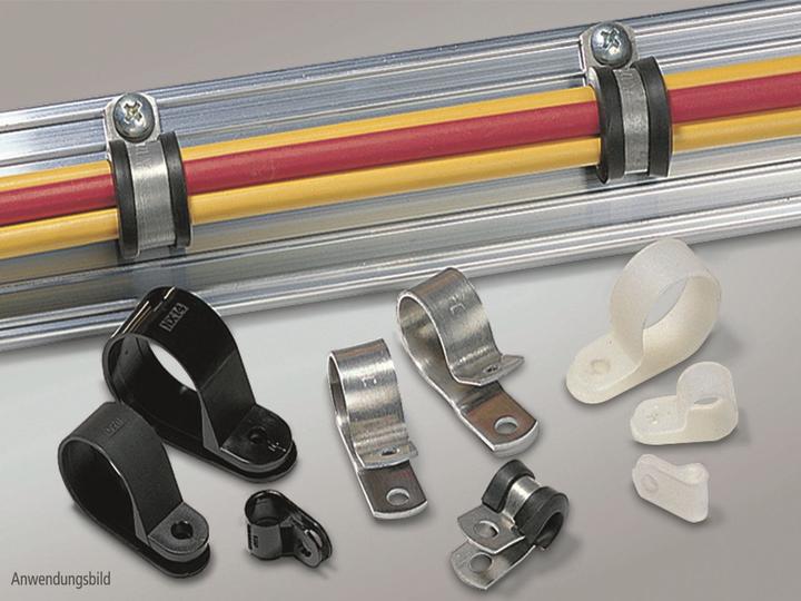 Image du produit HellermannTyton CABLE-CLAMP ALU 8,0MM