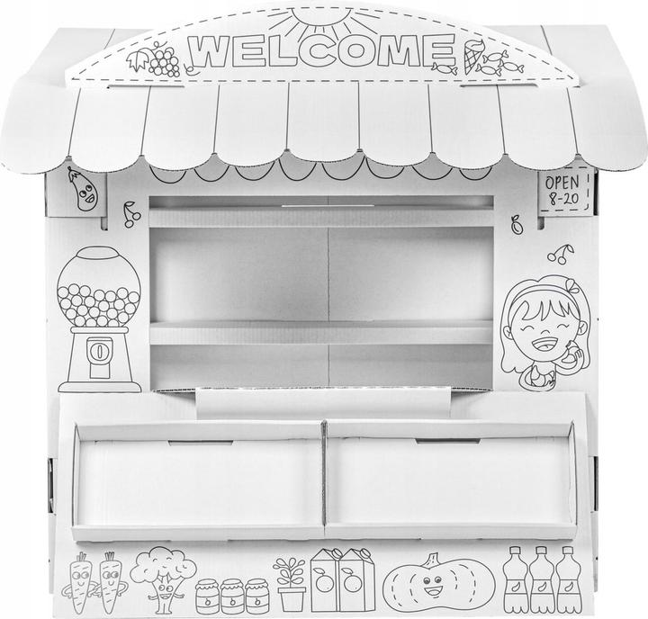 Produktbild Extralink Kreatywna Zabawka Stragan Do Składania I Kolorowania