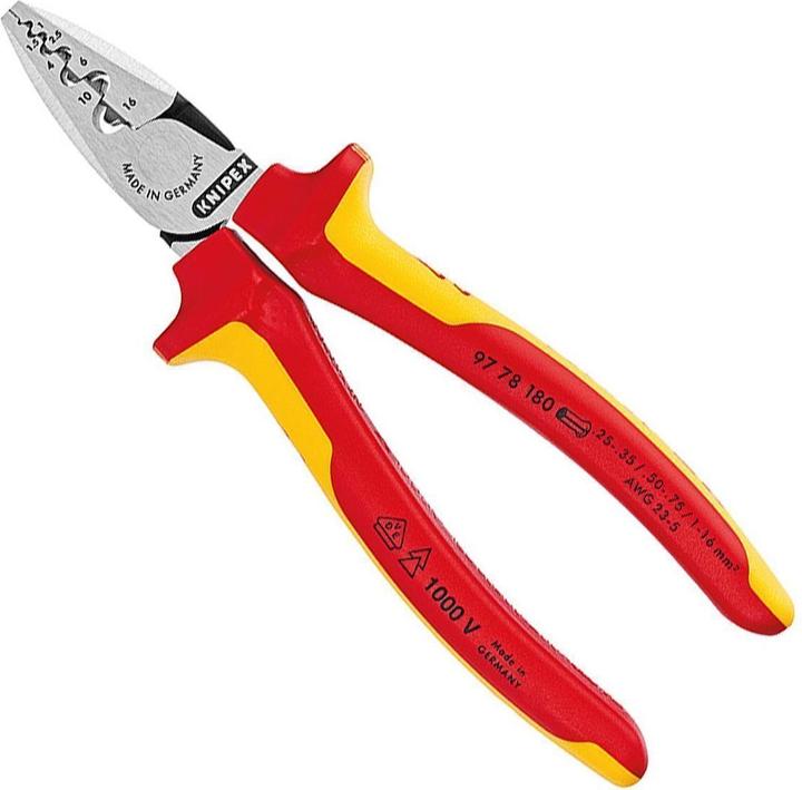 Produktbild Knipex Crimpzange für Aderendhülsen (180 mm)