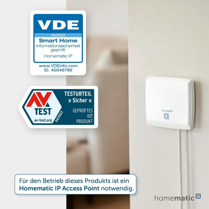 Actual product image Homematic IP Wall push-button 2-fold (Switch actuator)