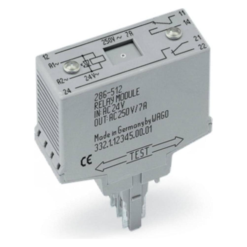 Wago Relè A Innesto 230 V/Ac 7 A 2 Wec, Relais